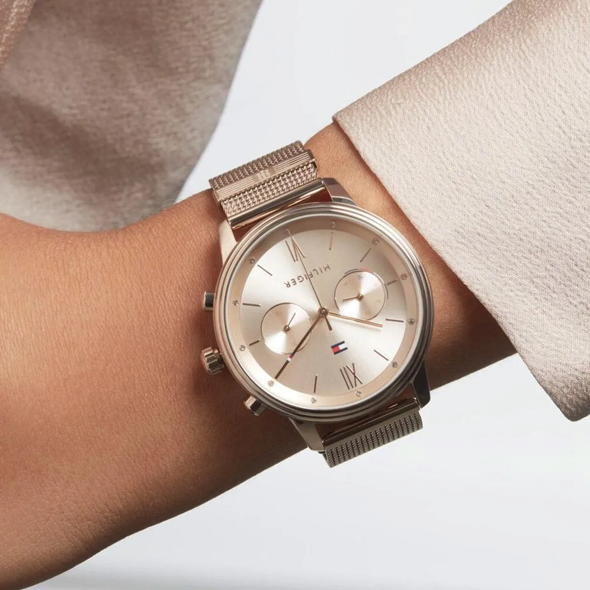 Women's Tommy Hilfiger Engraved Monogram Carnation WATCH - 1782303